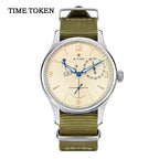 New 1963 40mm Mens Pilot Automatic Mechanical Watch Seagull ST17 Sapphire Crystal Waterproof Retro Style