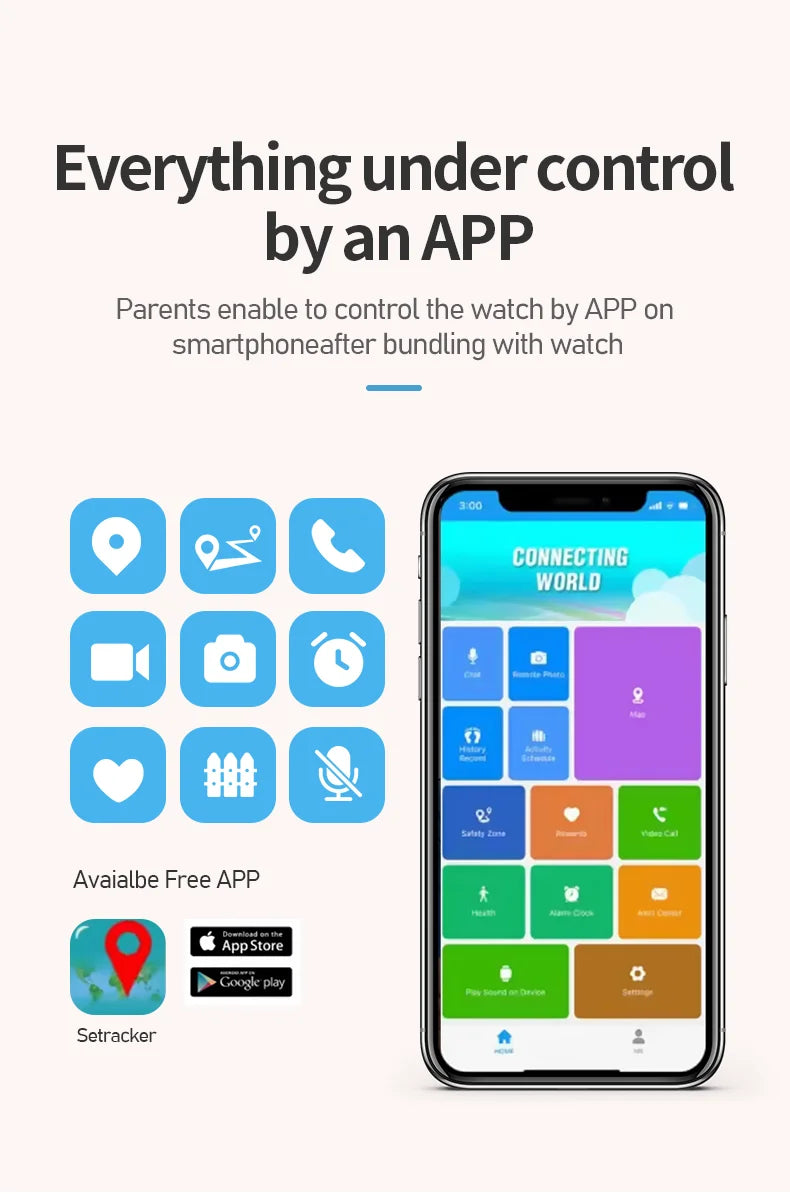 VALDUS 2025 New DF91 Children Smartwatch 8GB Memory WIFI GPS Positioning SOS SIM Card 30W Camera App Store Video Call Kids Watch