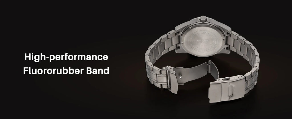 BERNY Full Titanium Automatic Men Watch Super Luminous Mechanical Wristwatch with 10ATM Waterproof Sapphire ST1731 Men Watches