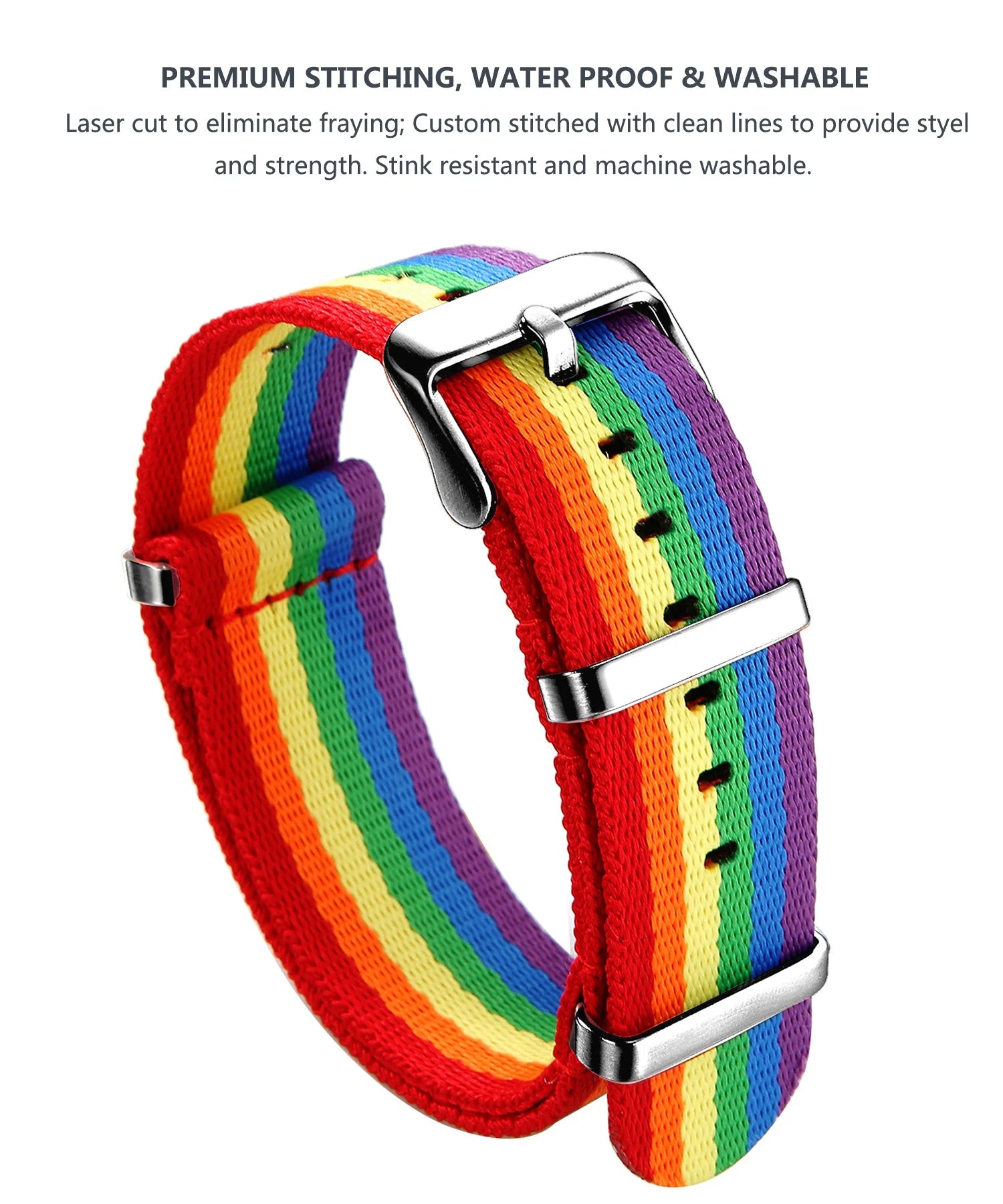 Nylon Watch Band 20mm 22mm Comfortable Watch Straps Loop Military Washable Blet for Men Watchbands