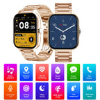 2025 Smart Watch 2.01‘’ Full Touch Amoled BT Call Sport Waterproof Watches Heart Rate Blood Pressure SmartWatch for Men Women