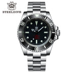 STEELDIVE SD1954 Black Dial 41MM Stainless Steel NH35 Automatic Movement What Ghost Mens 300M Dive Watch Reloj Sapphire Glass