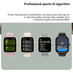 2025 New Smart Watch Men Women Gifts 2.01'' Full Touch Screen Sport Fitness Tracker Smartwatch Men BT Calls Digital smarthwhatch