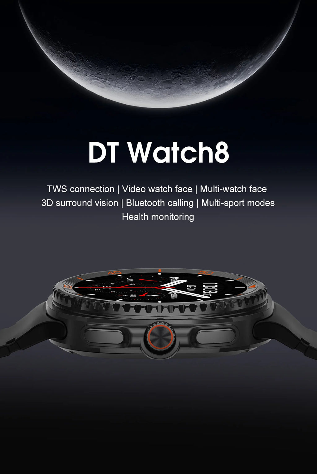 Smart Watch 8 Classic Men HD Display Screen  Bluetooth Call Sports Fitness Waterproof Watch SmartWatch 1.32-inch Android IOS New