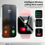 Smart Watch with1.68-Inch HD Display – Wireless Calling/Dialing, Alarm/Message Notifications, Fitness Tracking, Music Control.