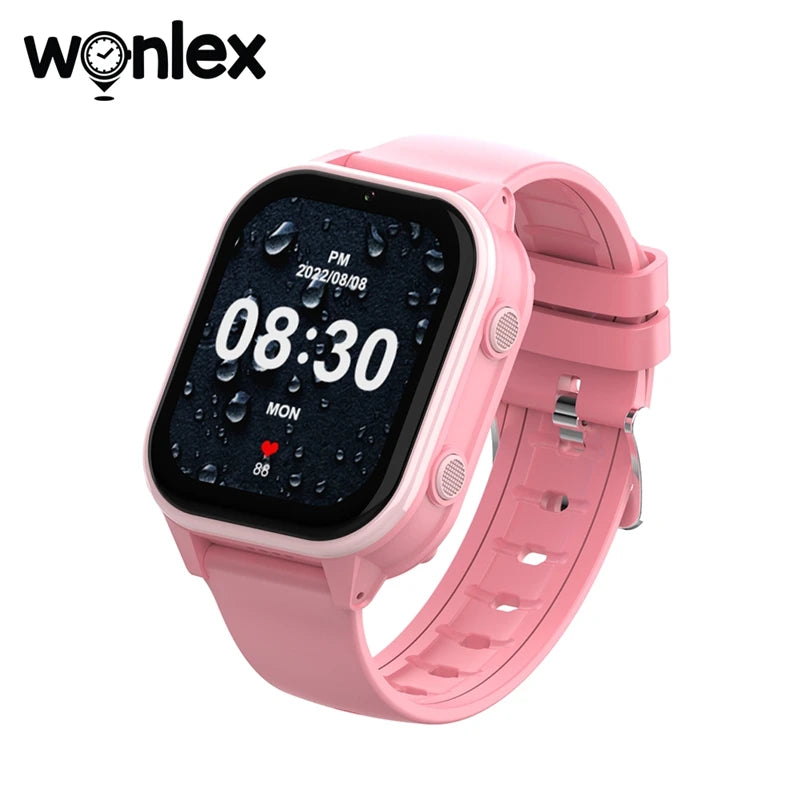 Wonlex 4G Smart Watch Kid SOS GPS WiFi Wristwatch Whatsapp KT19Pro Android8.1 with Video Call Camera Monitor Children smartwatch
