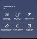 Smart Watch Y68: Color Screen Fitness Tracker w/ Step Count, 12 Sports Modes, Notification Reminder, Camera/Music Remote