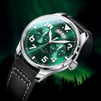 BORMAN BM3851 Mens Automatic Watches Panda 42mm Mechanical Wristwatch Waterproof Luminous Sapphire Miyota 9122 Week Date Month