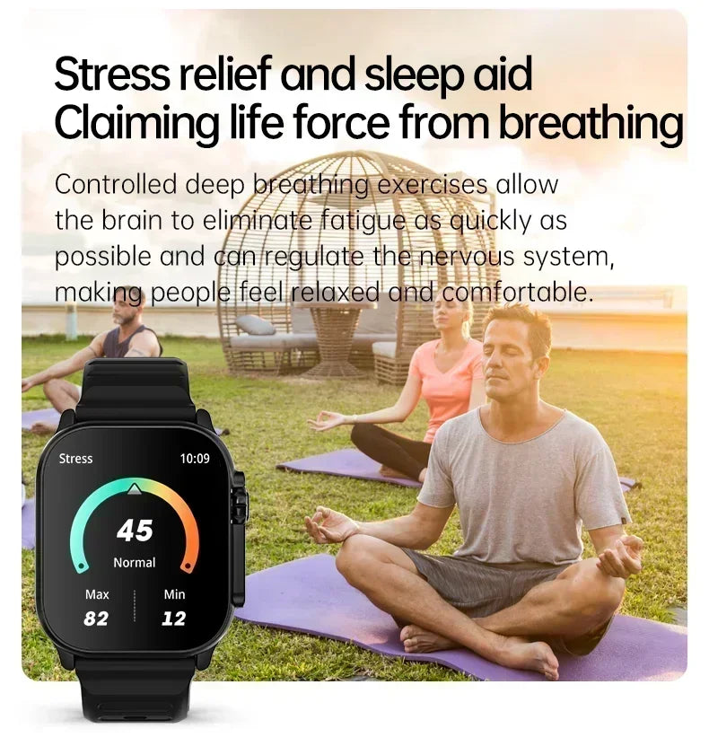 2025 New Smart Watch Series 10 Screen Bluetooth Call Heart Rate Blood Pressure GPS Smartwatch for Android IOS Sports Watch