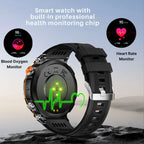 Smart Watch For Men, Smartwatch With Wireless Calling, LED Lighting, Outdoor Sports Watch With Compass For iPhone&Android Phone