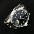 Hruodland 2025 New Men's Mechanical Watch Seagull ST3620 Retro Pilot 43MM Bgw-9 Luminous Sapphire Crystal Turbine Reloj Hombre