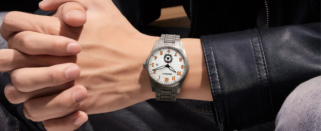 BERNY Full Titanium Automatic Men Watch Super Luminous Mechanical Wristwatch with 10ATM Waterproof Sapphire ST1731 Men Watches