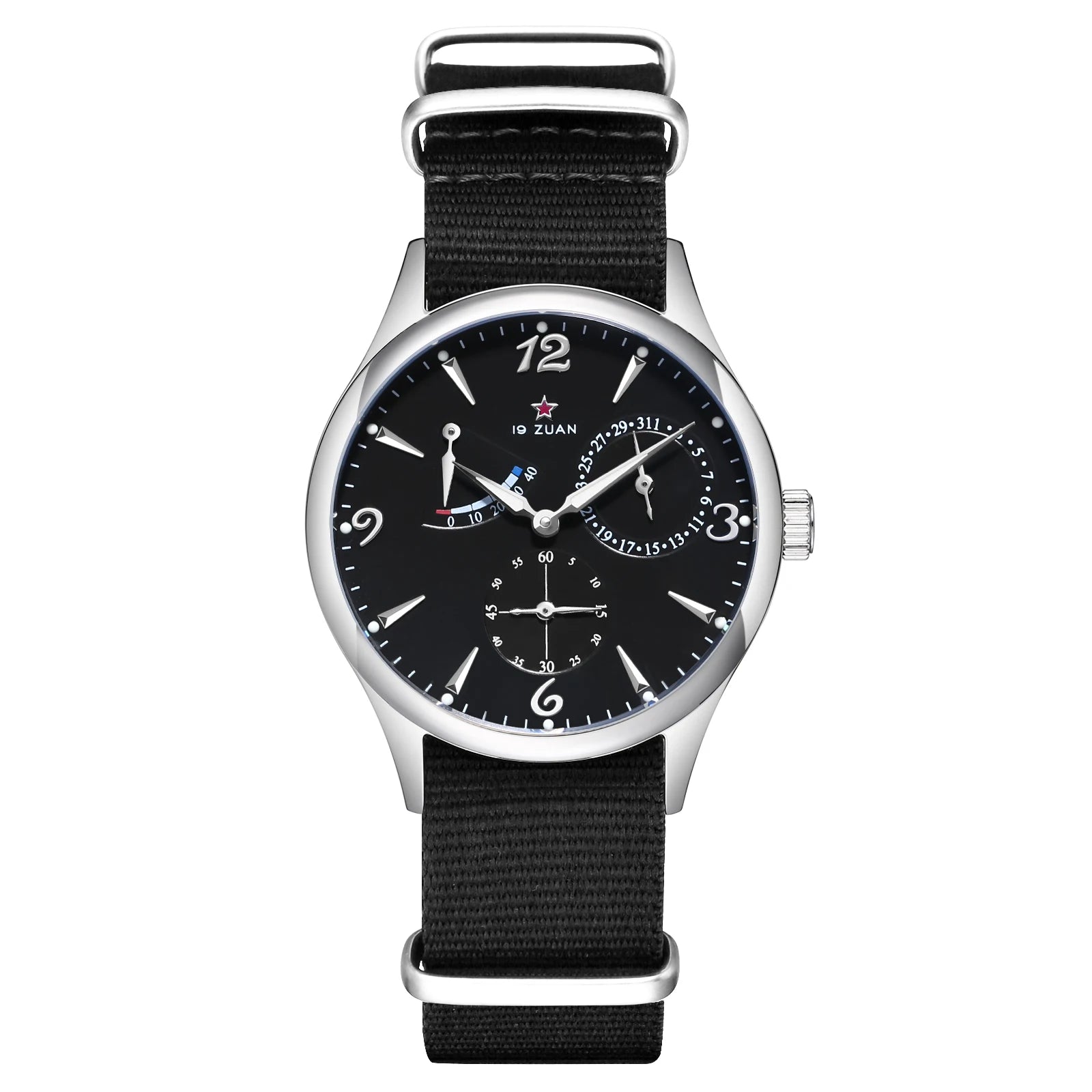 New 1963 40mm Mens Pilot Automatic Mechanical Watch Seagull ST17 Sapphire Crystal Waterproof Retro Style