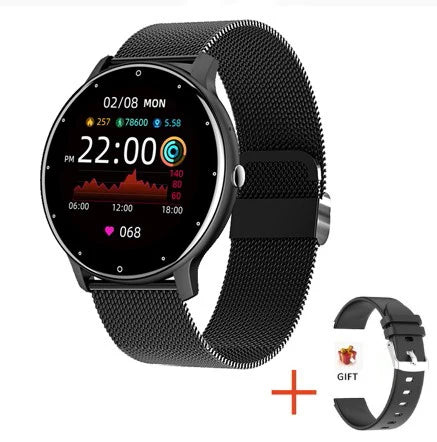 LIGE Smart Watch Women Men Full Touch Screen Bluetooth 5.2 Call Waterproof Watches Sports Fitness Tracker Factory IP67 ZL02 New