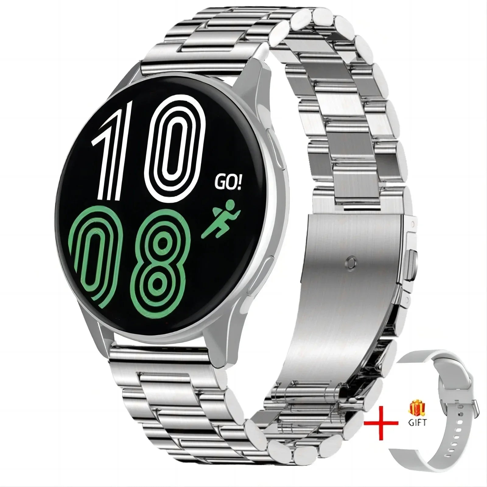 Smartwatch 2025 Round AMOLED Display Bluetooth relojes para hombres Wireless Smart Watches Man Woman NEW For iPhone Android