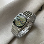 Man sports high-end Square watch for men high quality quartz new in men's watches luxury brand stainless steel strap Men gift