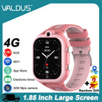 VALDUS 2025 New DF91 Children Smartwatch 8GB Memory WIFI GPS Positioning SOS SIM Card 30W Camera App Store Video Call Kids Watch