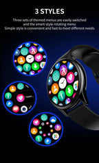 Smartwatch 2025 Round AMOLED Display Bluetooth relojes para hombres Wireless Smart Watches Man Woman NEW For iPhone Android