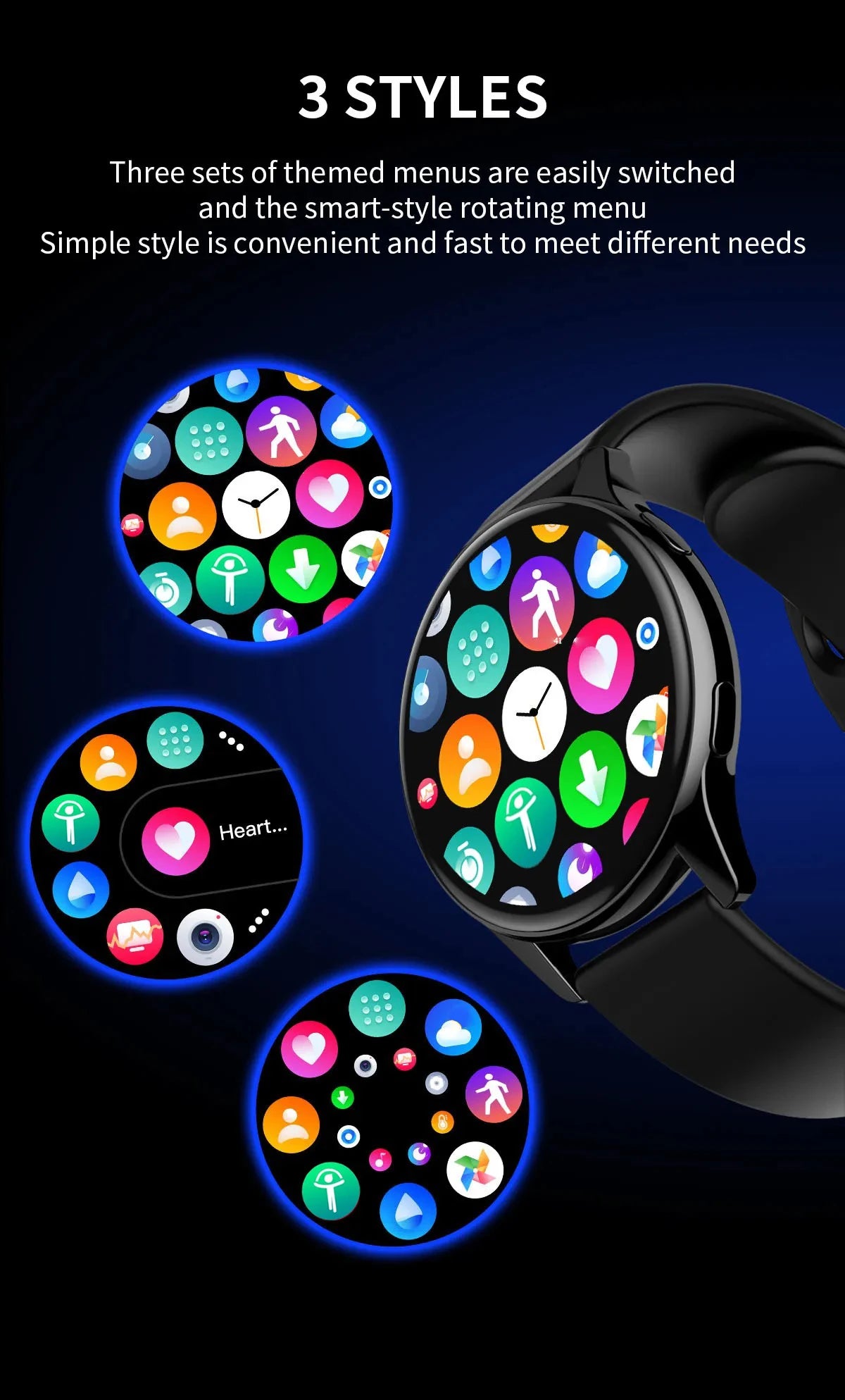 Smartwatch 2025 Round AMOLED Display Bluetooth relojes para hombres Wireless Smart Watches Man Woman NEW For iPhone Android