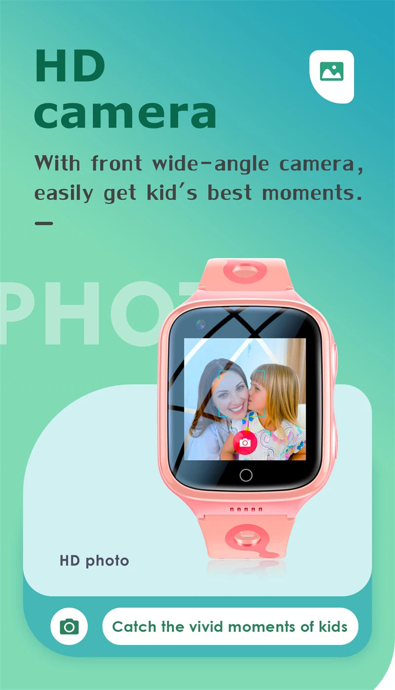 Xiaomi Mijia Kids Smartwatch Video Call SOS GPS Tracker Remote Monitor 1000mAh Calculator Baby Smart Watch Phone for Children