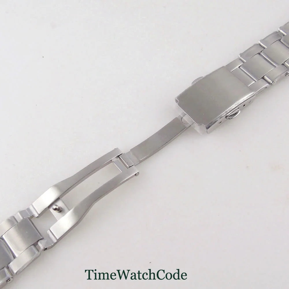 100m Waterproof NH35AA Movement Automatic Men's Watch Mechanical Double Domed Sapphire Rotating Bezel Luminous 316L Bracelet