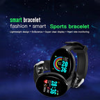 D18 Smart Watch For Ios Android Men Waterproof Smartwatch Women Sleep Monitor Message Fitness Tracker Bracelet Sport Watches SMS
