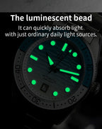 WISHDOIT New 40mm Luxury Diver Watch Texture Men's Watches Automatic Mechanical Sapphire Waterproof 150 Meters Luminous
