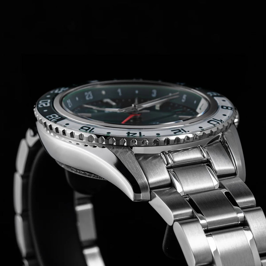 SEESTERN Men of Watch Office GMT Automatic NH34 Movement Sapphire Glass Bezel 20bar Waterproof Diver Mechanical Wristwatch S456