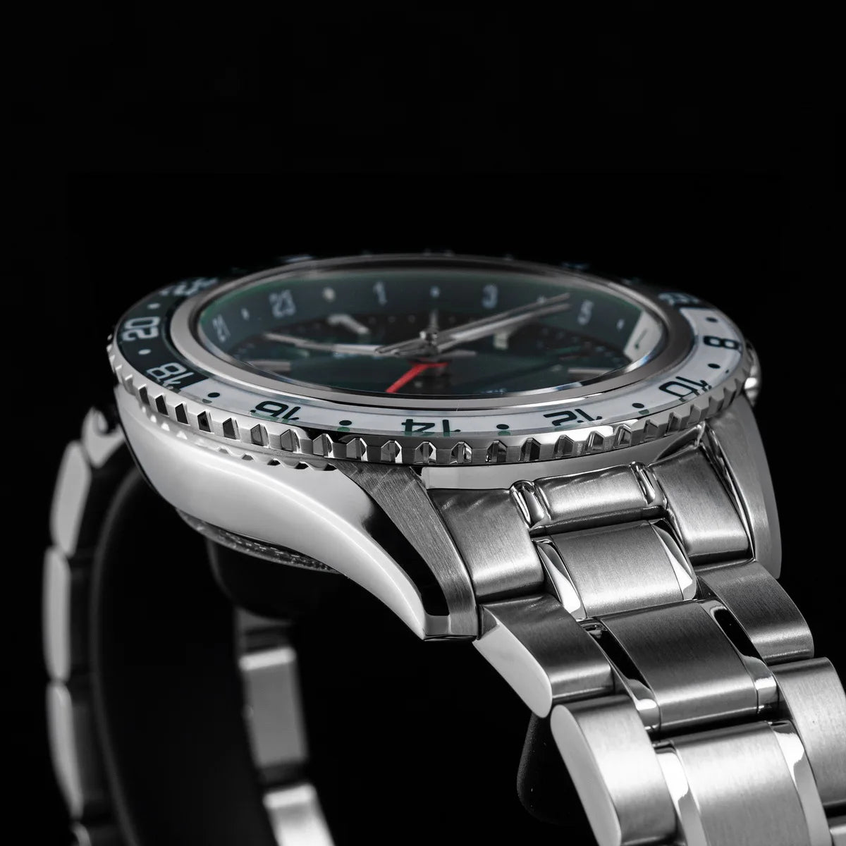 SEESTERN Men of Watch Office GMT Automatic NH34 Movement Sapphire Glass Bezel 20bar Waterproof Diver Mechanical Wristwatch S456