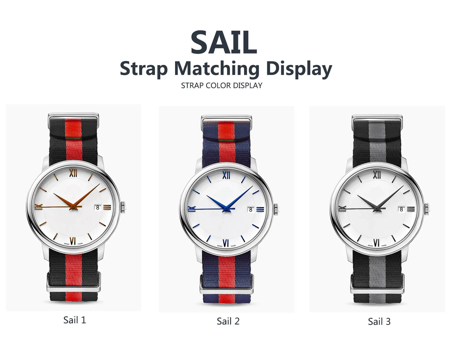 Nylon Watch Band 20mm 22mm Comfortable Watch Straps Loop Military Washable Blet for Men Watchbands