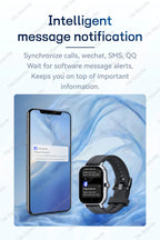 2025 New Smart Watch 1.83 Inch HD Display Answer Make Call Message Preview Sport Modes DIY Dial Weather Forecast Men Women Gifts