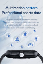 2025 New Smart Watch 1.83 Inch HD Display Answer Make Call Message Preview Sport Modes DIY Dial Weather Forecast Men Women Gifts