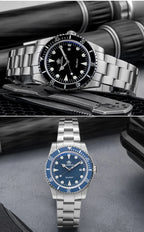 ADDIESDIVE Luxury Men's Analog Watch BGW9 Luminous Ceramic Bezel Bubble Mirror Glass Diver's Watch 200m Quartz Watches AD2068