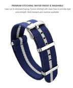 Nylon Watch Band 20mm 22mm Comfortable Watch Straps Loop Military Washable Blet for Men Watchbands