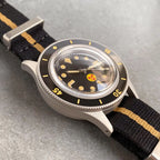 Tandorio NEW 50 Fathoms Automatic Watch for Men Luminous Ghost Dial NH35A Movt 200m Waterproof Bubble Sapphire Glass Sandblasted