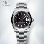 Tandorio Mechanical Watches Mother of Pearl Dial Sapphire Glass NH35 Movement For Datejust Style 200m Waterproof Men's Watches