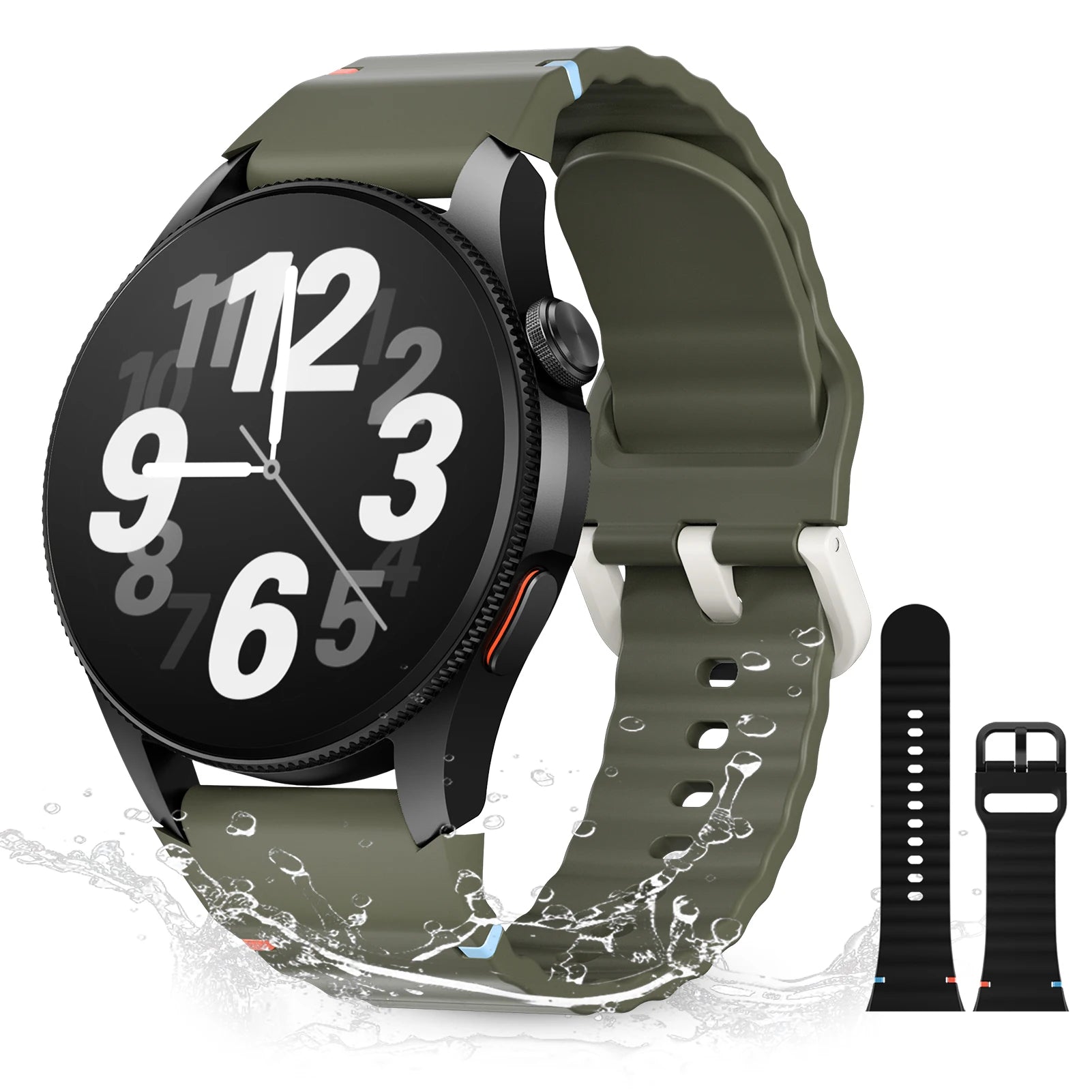 Smart Watch 1.43" AMOLED Screen Bluetooth Call GPS Fitness Tracker 150+ Sport Modes Heart Rate/SpO2 Monitor 450mAh
