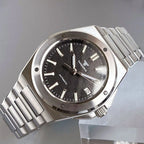 Tandorio 200M Diver 40mm Ice Blue Grid Dial Luminous NH35Automatic Men Watch Sapphire Glass Stainless Steel Bracelet