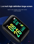 Smart Watch Sport Fitness Bracelet Control Music Message Display Pedometer Bluetooth Connect Smartwatch 116 Alarm Clock Weather
