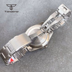 Business 40mm Men's Stainless Steel NH35 Automatic Wristwatch Sapphire Date Dress Mechanical Watches Luminous Self-winding