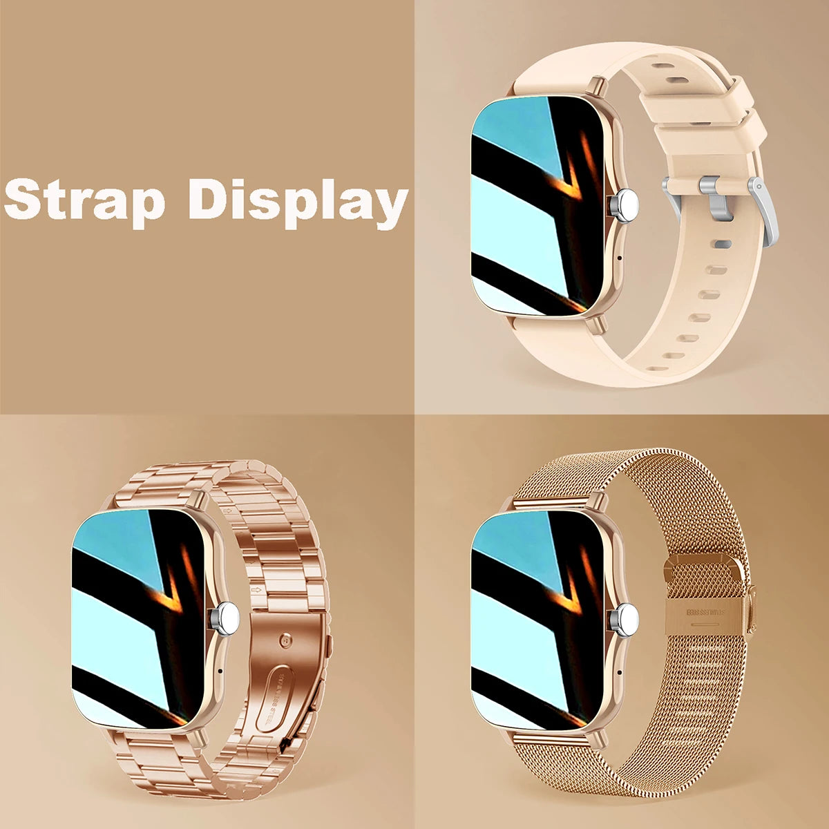 2025 Smart Watch 2.01‘’ Full Touch Amoled BT Call Sport Waterproof Watches Heart Rate Blood Pressure SmartWatch for Men Women