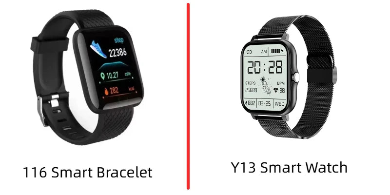 Multifunction Smart Watch For Men Women Kids Message Remind Music Control Sport Step Calories D13 Smartwatch Alarm Clock 116Plus