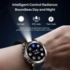 Smart Watch For Men, Smartwatch With Wireless Calling, LED Lighting, Outdoor Sports Watch With Compass For iPhone&Android Phone