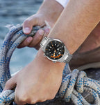 BERNY Automatic Diving Watches for Men 20AMT Super Luminous Mechanical Men's Diver Watch Sapphire Full Stainless Steel Dive