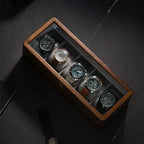 Solid Wood Watch Storage Box Luxury Men Mechanical Wrist Watches Organizer Display Boxes Bracelet Watches Packaging Accessories