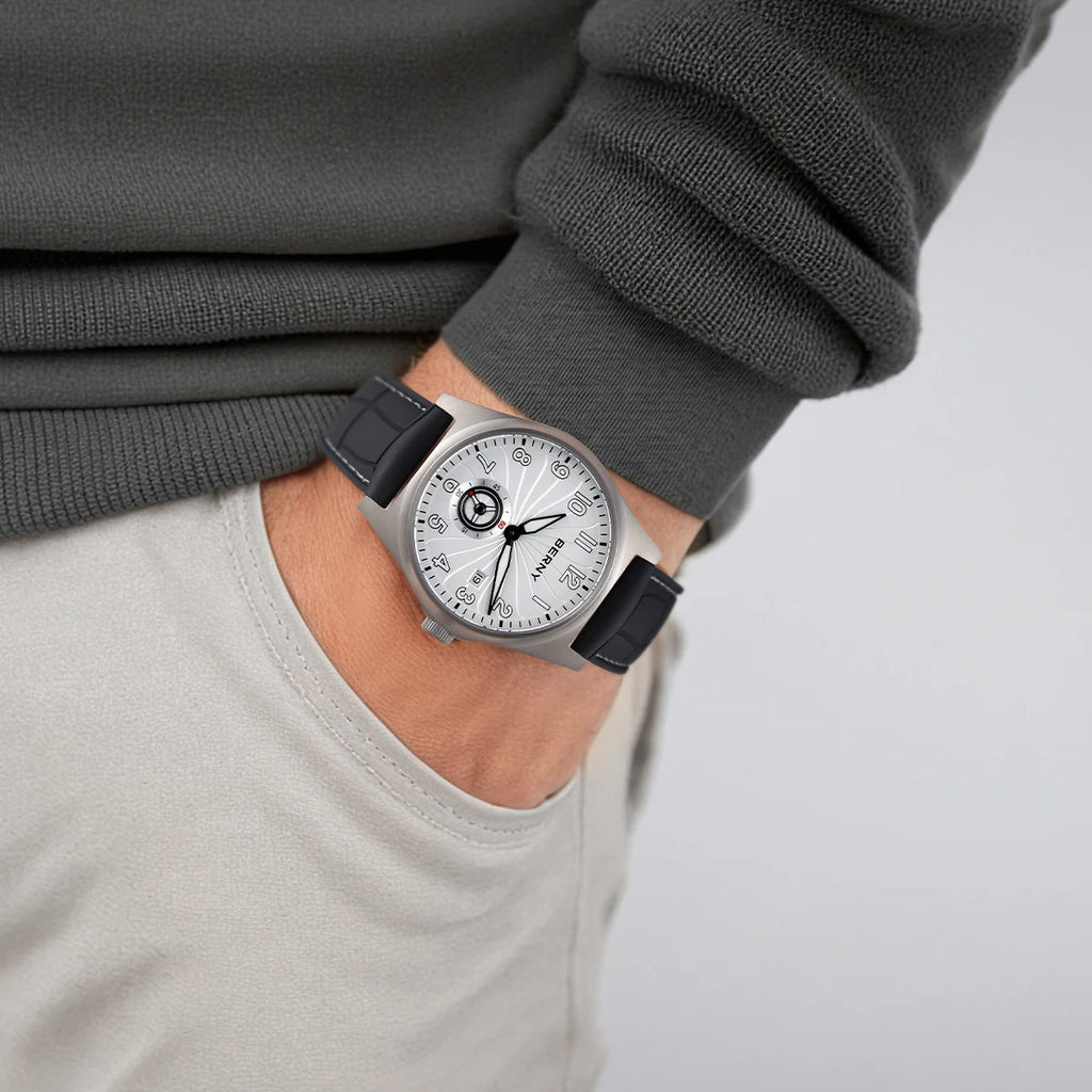 BERNY Full Titanium Automatic Men Watch Super Luminous Mechanical Wristwatch with 10ATM Waterproof Sapphire ST1731 Men Watches