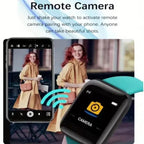 Multifunction Smart Watch For Men Women Kids Message Remind Music Control Sport Step Calories D13 Smartwatch Alarm Clock 116Plus