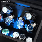 Luxury Watch Winder for Automatic Watches Box Mechanical with Zero Magnetism Silent 12 Watches Box Storage Rotating for Men
