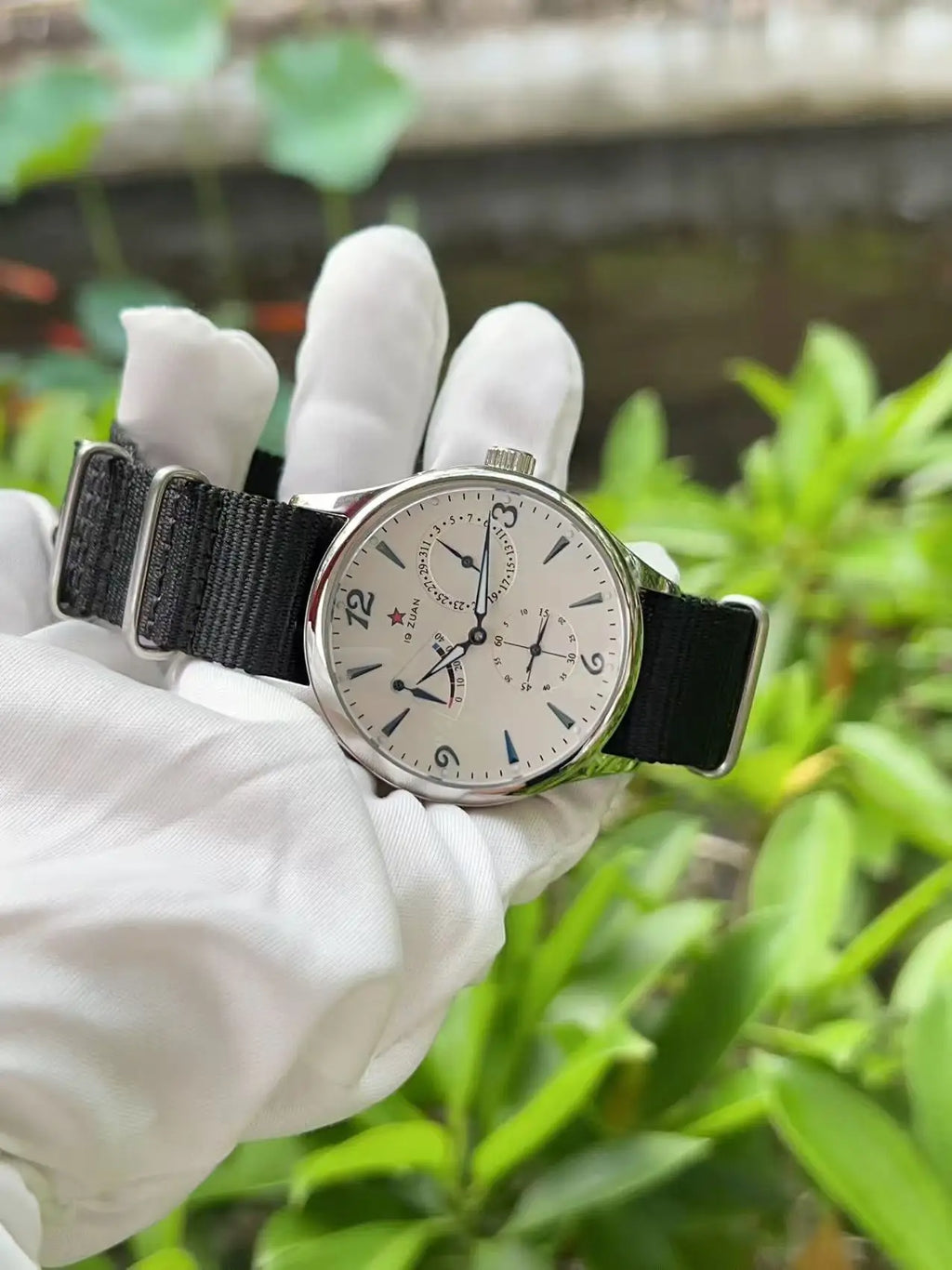 New 1963 40mm Mens Pilot Automatic Mechanical Watch Seagull ST17 Sapphire Crystal Waterproof Retro Style