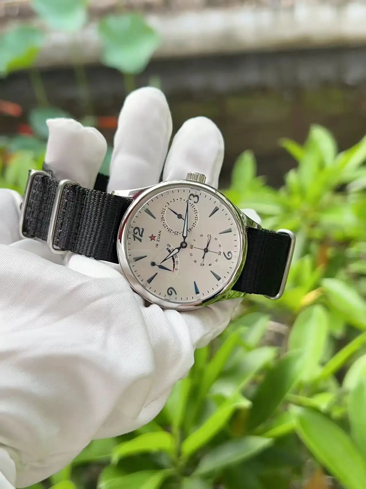 New 1963 40mm Mens Pilot Automatic Mechanical Watch Seagull ST17 Sapphire Crystal Waterproof Retro Style